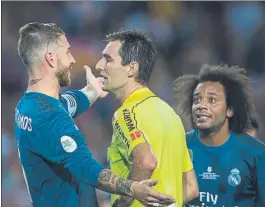  ?? FOTO: PERE PUNTÍ ?? Críticas infundadas El Real Madrid cargó contra la actuación arbitral en la ida