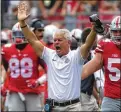  ?? DAVID JABLONSKI / STAFF ?? Kerry Coombs, an Ohio State assistant coach for six seasons, has coached four Buckeyes taken in the first round of the NFL draft.