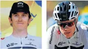  ??  ?? Geraint Thomas Chris Froome