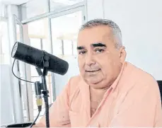  ?? /ARCHIVO ?? El periodista Jesús Ramos dirigía el noticiero radial “Nuestra región hoy” en Tabasco.