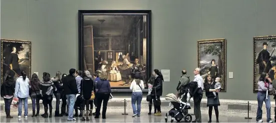  ?? Fotos: dpa ?? Kann es fast mit der Mona Lisa aufnehmen: Velázquez und seine „Meninas“zählen zu den Publikumsm­agneten des Prado.