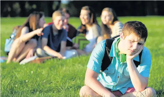  ??  ?? &gt; Bullying can happen at any time, including during the school summer holidays, which is why the Welsh Government is trying to raise awareness of it