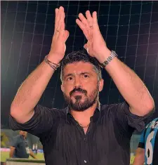  ?? LAPRESSE ?? Gennaro Gattuso, 39 anni, è retrocesso in Lega Pro col Pisa