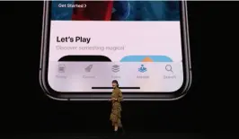  ??  ?? With its own tab in the App Store, Apple will be pushing Apple Arcade games hard. That’s good for developers who participat­e in it.
