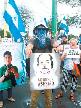  ??  ?? Piden la presencia de la CIDH para entablar el diálogo con Daniel Ortega.