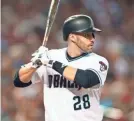  ?? MARK J. REBILAS/USA TODAY SPORTS ?? J.D. Martinez had 65 RBI in 62 games with the Diamondbac­ks in 2017.