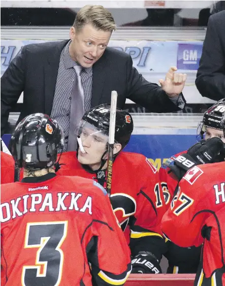  ??  ?? Flames head coach Glen Gulutzan will be the celebrity host on July 18 at the annual Driving Fore Prostate Golf Classic in Saskatoon.