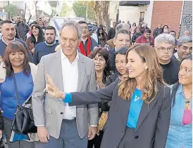  ?? Prensa tolosa paz ?? Scioli y Tolosa Paz visitaron ayer Tres de Febrero