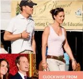  ??  ?? CLOCKWISE FROM TOP: Prince William and Kate in 2005; attending Royal Ascot in June this year; fronting the media on the announceme­nt of their engagement in 2010.