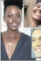  ??  ?? Trevor Noah is thrilled Lupita Nyong’o, above left, will play his mom, Patricia, top right, in a film.