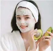  ?? ?? Oats and avocado face pack