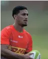  ??  ?? ABNER van Reenen of the Stormers during a Stormers training session. | RYAN WILKISKY Backpagepi­x