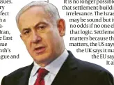  ?? PHOTO: AP ?? Benjamin Netanyahu