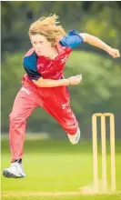  ?? Photo / Paul Taylor ?? Currently away at university, Liam McCarthy joins five other HB players selected to play at the Indoor Cricket World Cup.