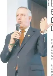  ??  ?? Arturo Brizio dice que los trabajos que se han hecho han sido buenos.