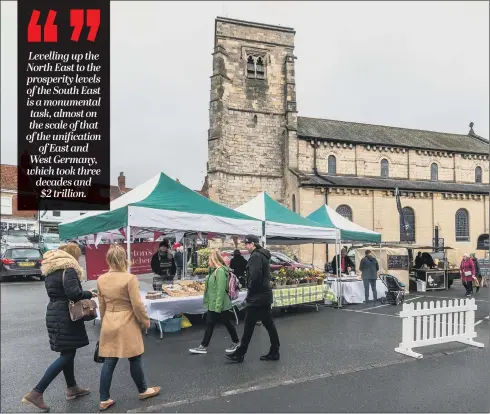  ?? PICTURE: JAMES HARDISTY ?? SUCCESS STORY: Malton’s ‘Food Capital of Yorkshire’ initiative has been delivered by a landlord, business and community partnershi­p.