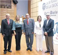  ?? ?? Frank D’Oleo, Patricia Hernández, Miguel Franjul, Rosario Vásquez Y Jimmy García Saviñón.