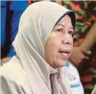  ??  ?? Zuraida Kamaruddin