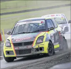  ??  ?? Constantin­e raced back into title contention at Pembrey