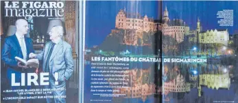  ?? FOTO: C. LEPETIT/FIGARO/C. WARTENBERG ?? Ein prächtiges Bild zeigt das Sigmaringe­r Schloss im Figaro Magazine.