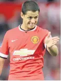  ??  ?? Javier Hernandez while at United