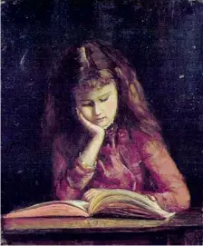  ?? (Wikimedia Commons) ?? Girl Reading, May Vale (1890)