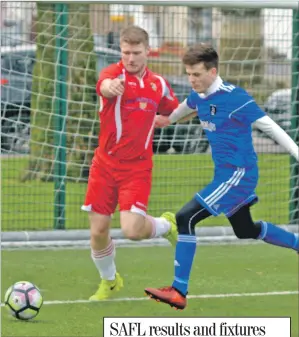  ??  ?? Martin McCallum playing against Ferguslie Star earlier in the season.