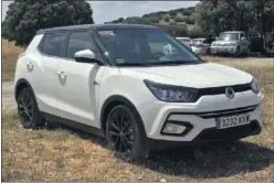  ??  ?? TIVOLI. El SUV compacto de SsangYong cumplió en la Baja Aragón.