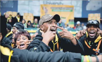  ??  ?? Contenders: Candidates for chairperso­n of the ANC in the Western Cape are Ebrahim Rasool and Mcebisi Skwatsha, both of whom backed Cyril Ramaphosa as ANC president. Photo: David Harrison