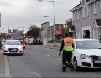  ??  ?? The scene of the traffic incident on Scarlet Street. Picture: Karen Ellen Smyth.