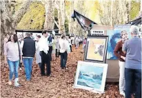  ?? ?? PATRONS at an Art in the Park event in Pietermari­tzburg.