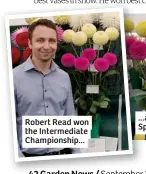  ??  ?? Robert Read won the Intermedia­te Championsh­ip...