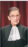  ?? FOTO: DPA ?? Ruth Bader Ginsburg