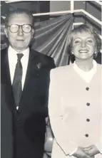  ??  ?? Jane Morrice presents EC President Junker with a petition to keep NI in EU — the White Dove Way and (right) Jane with Jacques Delors during his first visit to NI in 1992. Far left: Jane with son Ben Robinson during a trip to Amsterdam