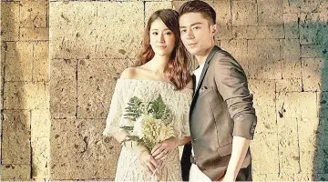  ??  ?? Wallace Huo has disclosed that he was infatuated with actress Ruby Lin for 12 years before they wed in Bali last year.