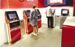  ?? ?? New generation touch screen ATMs