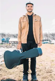  ?? ZACK GOLDSMITH ?? Wolfville singer-songwriter Daniel James Mcfadyen plans to release his first full-length album in the new year with the help of local producer Ryan Roberts and several big-name Atlantic Canadian musicians.