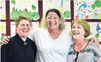  ?? PHOTO: PETER MCINTOSH ?? Calling it a day . . . Retiring Tainui School teachers (from left) Ruth Harley, Kaye Ballantyne and Jenny Tavendale will retire at the end of the school year after a combined 84 years at the school.