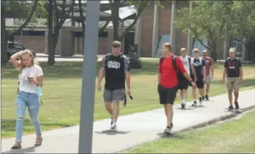  ?? File Photo ?? Wright State Lake Campus students were back on campus Monday for classes after being largely remote for most of 2020.