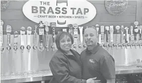  ??  ?? Sharon and Mark Ripley are owners of The Brass Tap, a craft beer-themed restaurant in Oxon Hill, Md. MIKE SNIDER/USA TODAY