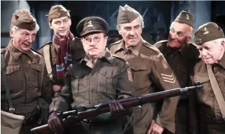  ??  ?? Classic: Dad’s Army, first broadcast from 1968 to 1977, now has a warning