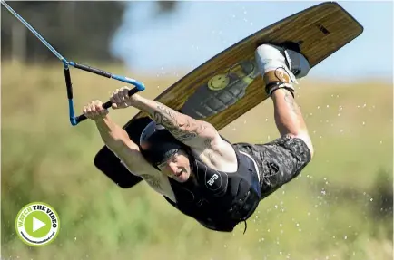  ?? PHOTOS: WARWICK SMITH/STUFF ?? Glen Butcher gets air time at ‘‘Off The Loop’’ in Foxton.