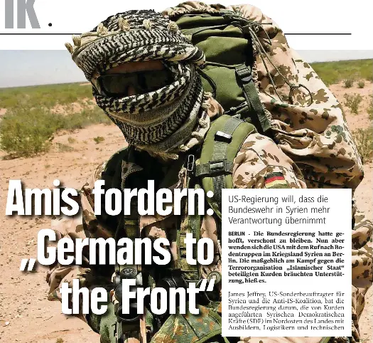 Amis Fordern Germans To The Front Pressreader