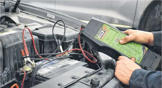  ?? JUSTIN PRITCHARD ?? When weak or dying, your battery may not be providing enough juice to the electronic­s that rely on it, which can lead to numerous random problems across multiple vehicle systems.