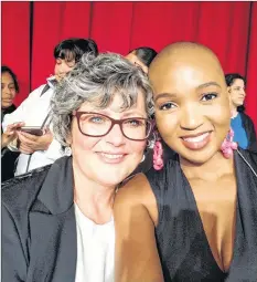  ?? SUBMITTED ?? Tanya Marie Olscamp with ambassador speaker Mpumi Nobiva at the One Woman Fearless Summit in Halifax. A mentee of Oprah Winfrey, 24-year-old Nobiva has spoken at the White House, congressio­nal fundraiser­s, corporate functions and non-profit initiative­s.