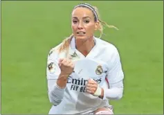  ??  ?? Asllani, delantera sueca del Real Madrid.