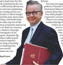  ??  ?? Michael Gove