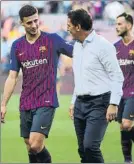  ?? M.M. ?? Lenglet y Berizzo coincidier­on en SevillaF: