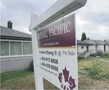  ?? NICK PROCAYLO/FILES ?? The first study released by the Canadian Housing Statistics Program, backed by Statistics Canada and the CMHC, focused on Vancouver, but other pricey B.C. markets could be scrutinize­d in the future.