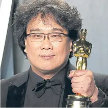  ?? EFE ?? Bong Joon Ho, director y guionista de la película ‘Parásito’.